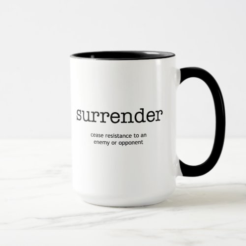 Surrender Inspiration Mug