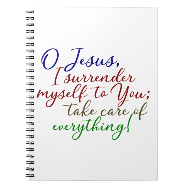 Surrender Novena Notebook (Front)