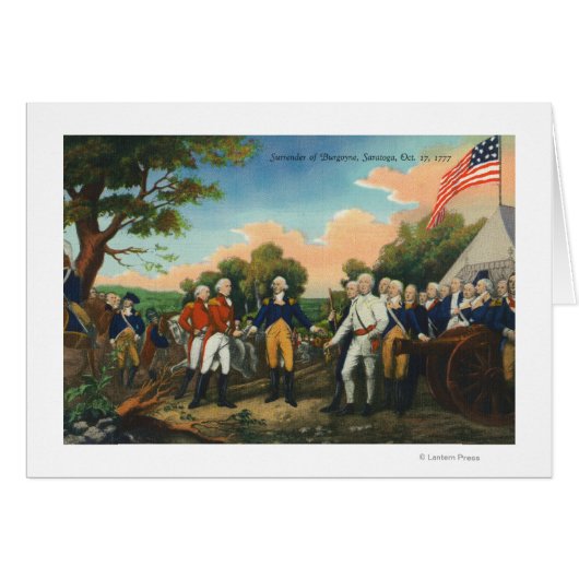 Surrender of Burgoyne Cards (Front Horizontal)