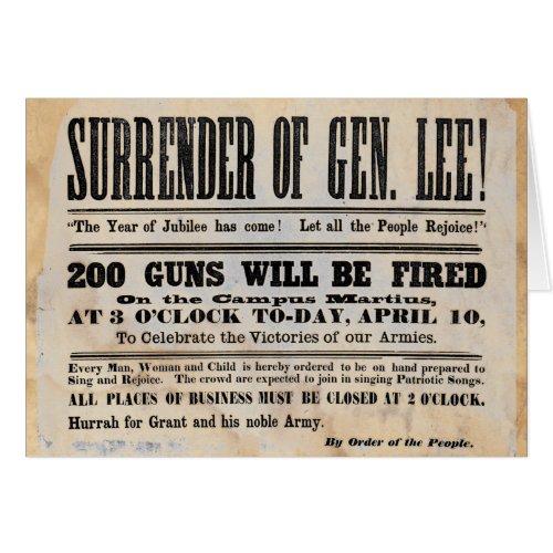 Surrender of General Lee