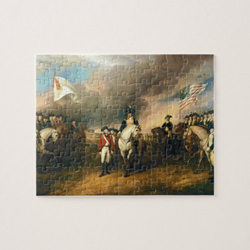 Surrender of Lord Cornwallis by John Trumbull 1820 Jigsaw Puzzle
