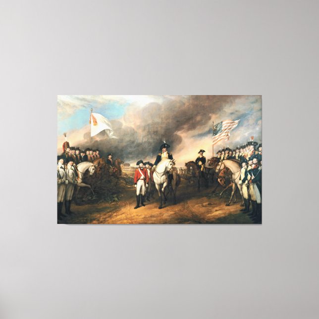 SURRENDER OF LORD CORNWALLIS by John Trumbull Canvas Print (Front)