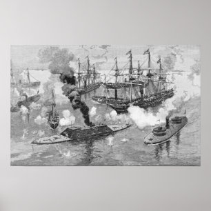 Surrender of the 'Tennessee', Battle of Mobile Poster