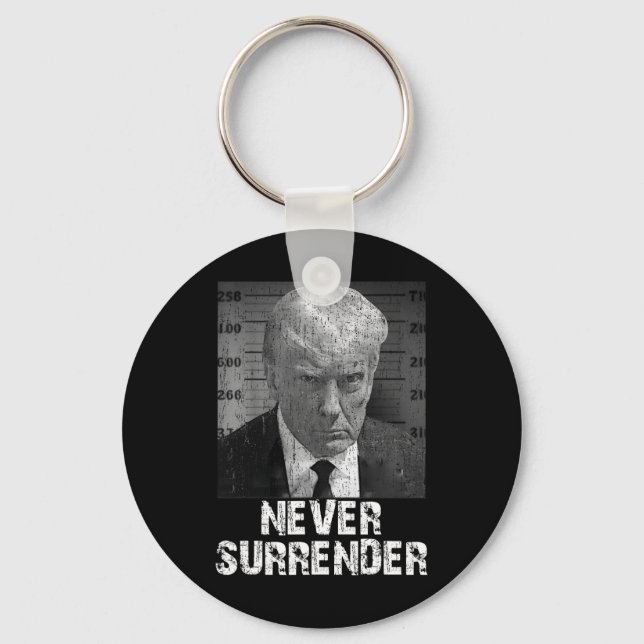 Surrender Pro Trump  Keychain (Front)