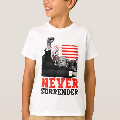 Surrender Trump 2024 Republican Patriot Donald Tru T_Shirt