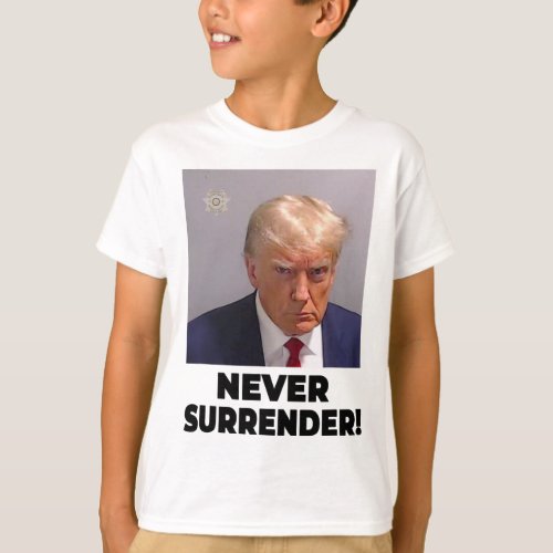 Surrender Trump Mugshot 47 2024 President  T_Shirt