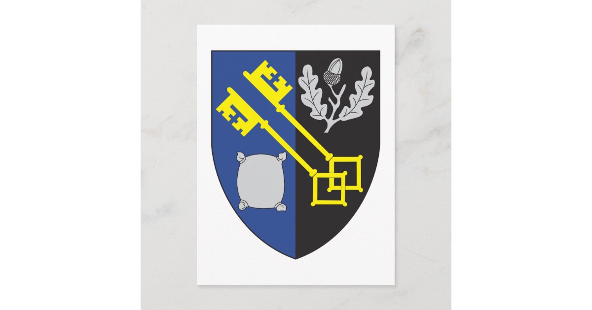 Surrey Coat Of Arms Postcard Zazzle symbols-1