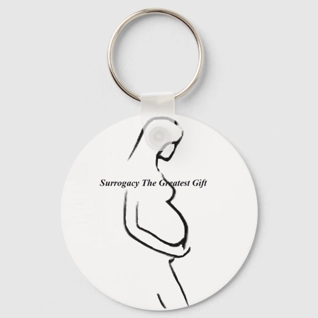 Surrogacy The Greatset Gift Keychain (Front)