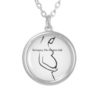 Surrogacy The Greatset Gift Silver Plated Necklace