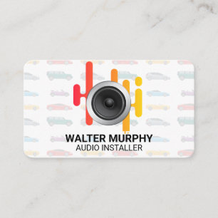 Surround Sound   Audio Speaker Business Card