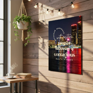 Surround Yourself with Positivity Motivational  Poster