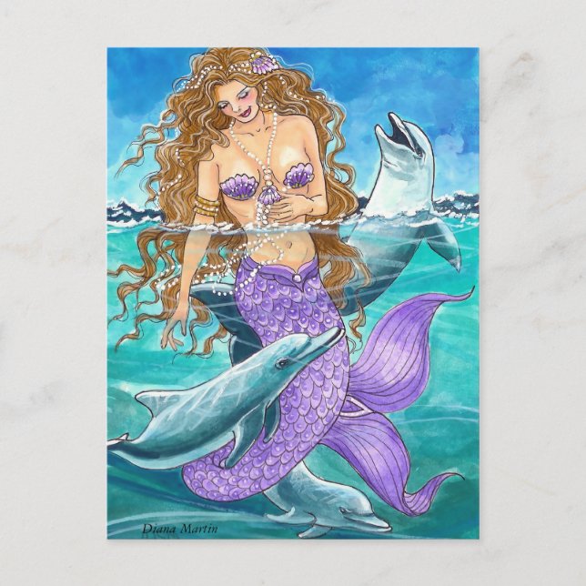 SURROUNDED BY JOY  by  Diana Martin Postcard (Front)