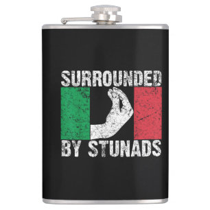 Surrounded by Stunads Flask