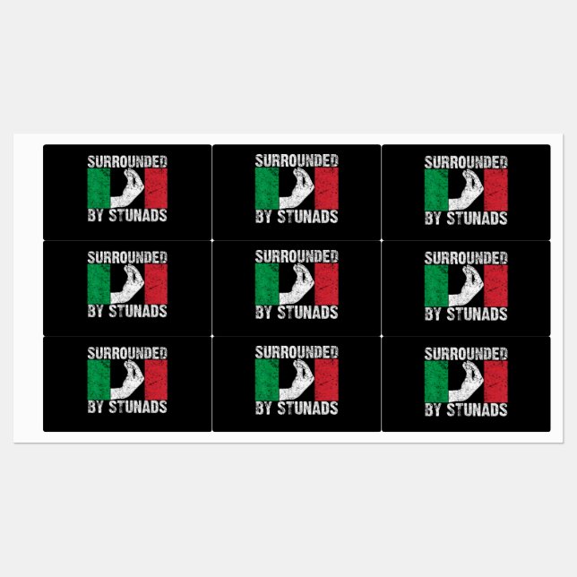 Surrounded by Stunads Labels (Sheet)