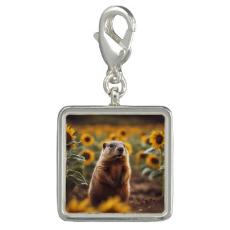 Surrounded by Sunflowers Charm