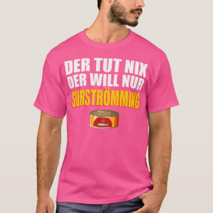 Surstrmming Challenge Fish Sweden Fishing Skunk T-Shirt