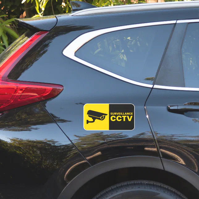 Surveillance CCTV Logo - Bullet Camera Sticker | Zazzle