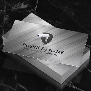 Surveillance Security Camera Bodyguard Bouncer Business Card