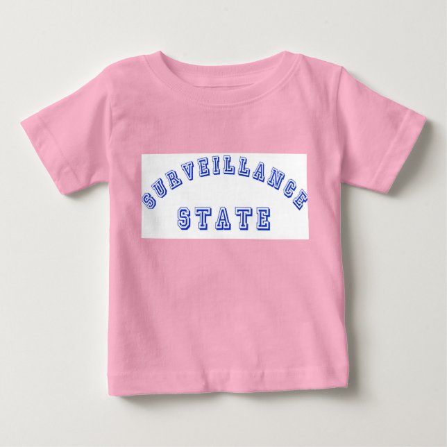 Surveillance State Baby Baseball Shirt (Front)