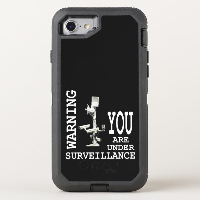 Surveillance video cameras otterbox iPhone case (Back)