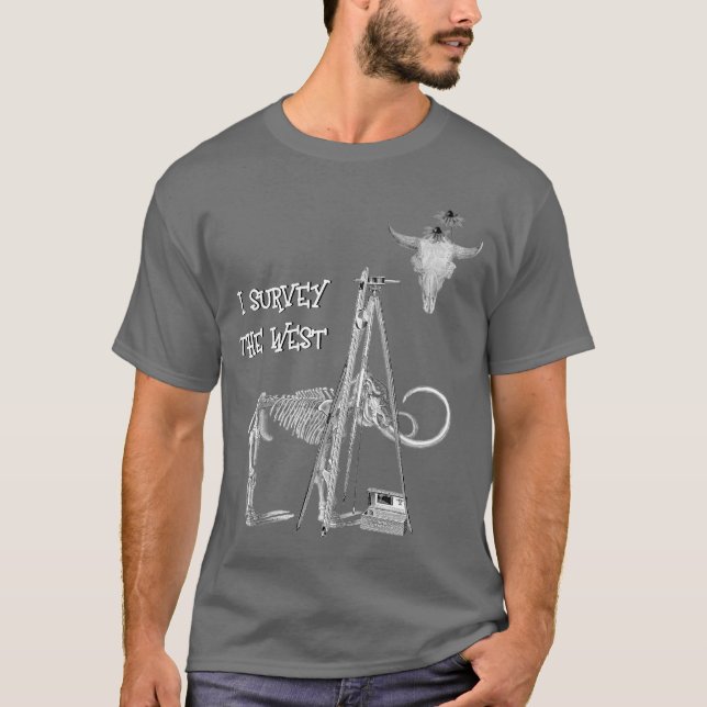 SURVEY LAND SURVEYOR GEOGRAPHICAL MEASURE T-Shirt (Front)