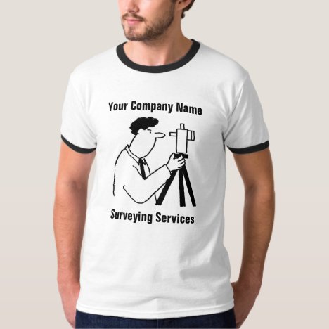 Surveying Services Cartoon T-Shirt