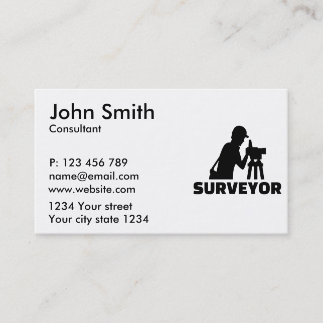 Surveyor Business Card (Front)