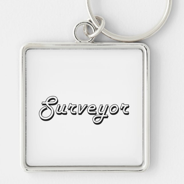 Surveyor Classic Job Design Keychain (Front)