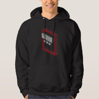 Surveyor Job Title Appreciation Retro Hoodie