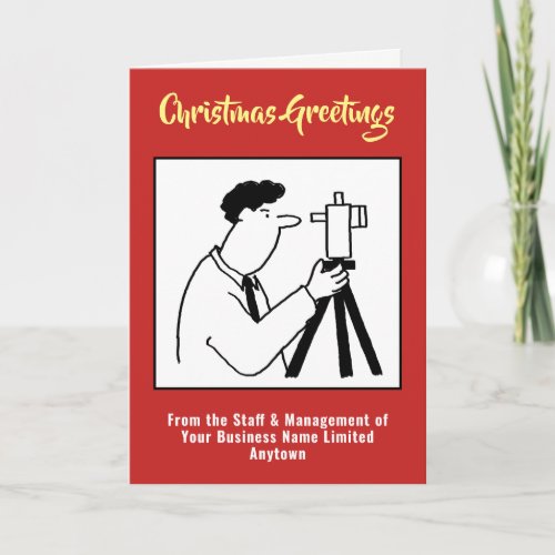 Surveyor or Surveying Company Christmas Card