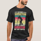 Surveyors Surveying Retro vintage Land Examiner Ca T-Shirt | Zazzle