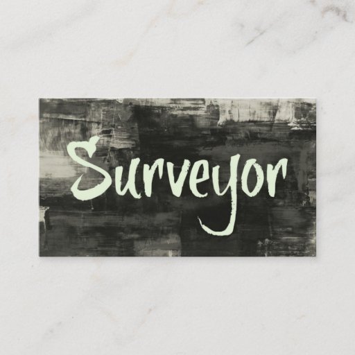 Customizable Surveyor Rustic Business Card
