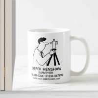 Surveyor & Surveying Promotional Coffee Mug