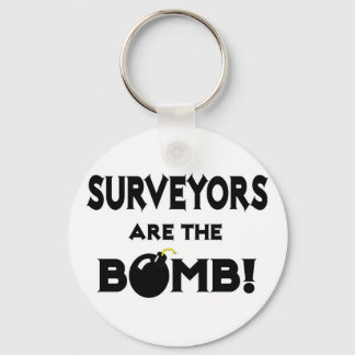 Surveyors Are The Bomb! Keychain