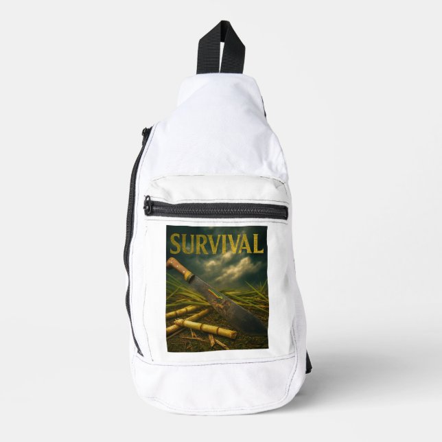 Survival Crossbody Sling Bag (Front)