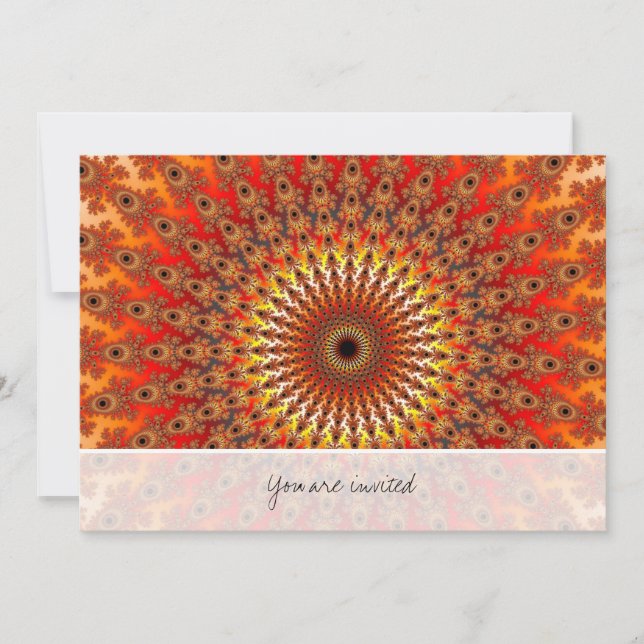 Survival - Fractal Invitation (Front)