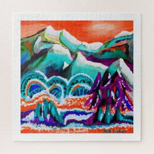 Survival in alien mountains jigsaw puzzle