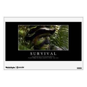 Survival: Inspirational Quote 2 Wall Decal