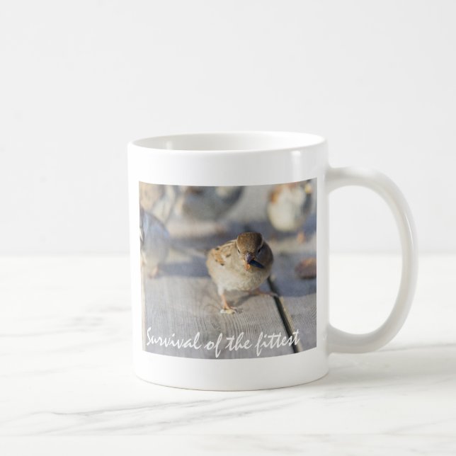 Survival Of The Fittest Coffee Mug (Right)