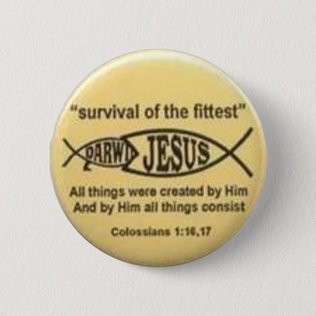 survival of the fittest pin (Front)