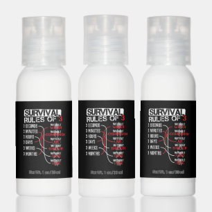 Survival Rules of Three - Wilderness Quiz Hand Lotion