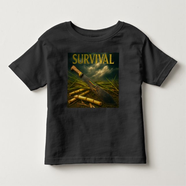 Survival Toddler T-shirt (Front)
