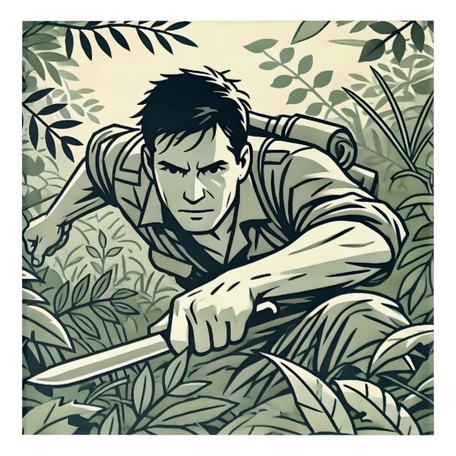 Survivalist Spirit Acrylic Print (Front)