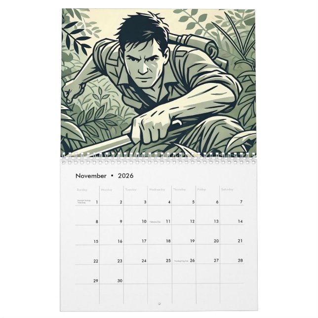 Survivalist Spirit Calendar (Nov 2026)