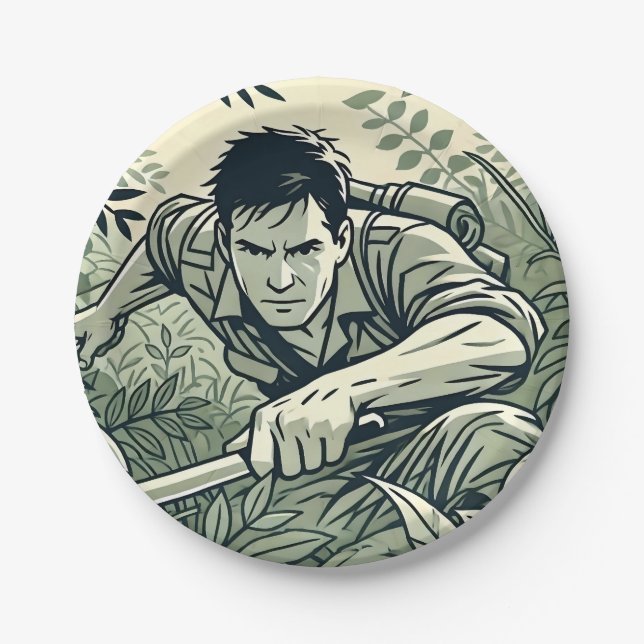 Survivalist Spirit Paper Plates (Front)