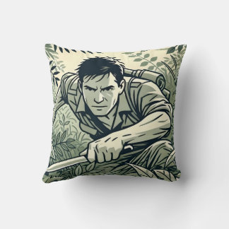 Survivalist Spirit Throw Pillow