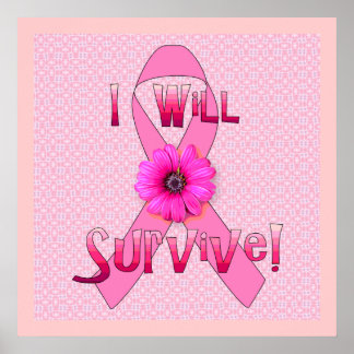 Survive Breast Cancer Poster