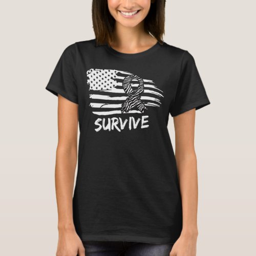 Survive Neuroendocrine Tumor Cancer T_Shirt