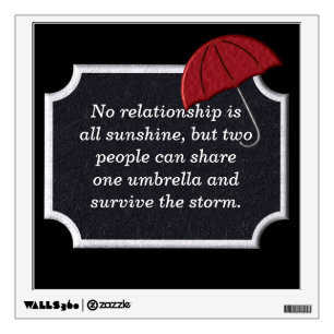 Survive the storm - wall decal