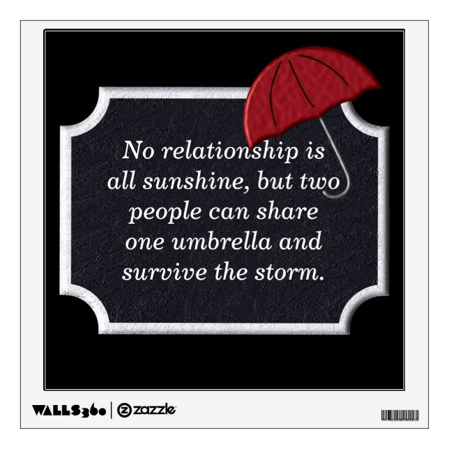 Survive the storm - wall decal (Front)